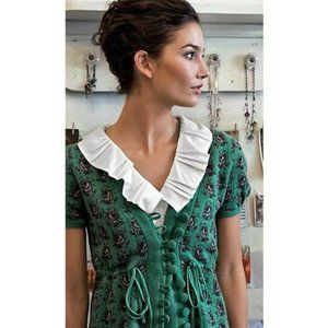 Anthropologie Leifsdottir XS Rose Cardigan